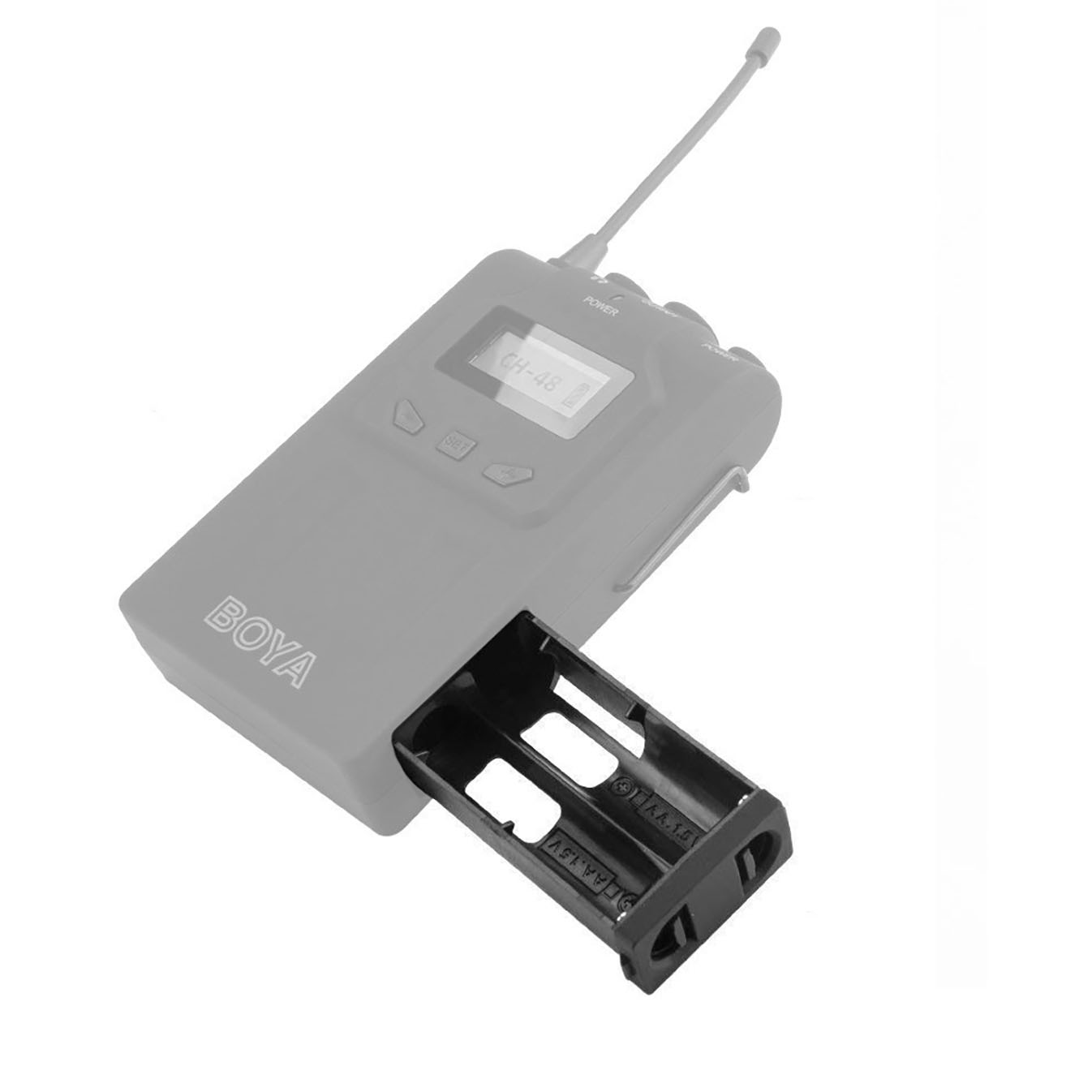 Tapa Porta Pila para BOYA BY-WM8 PRO K1 y K2 · imagen 2
