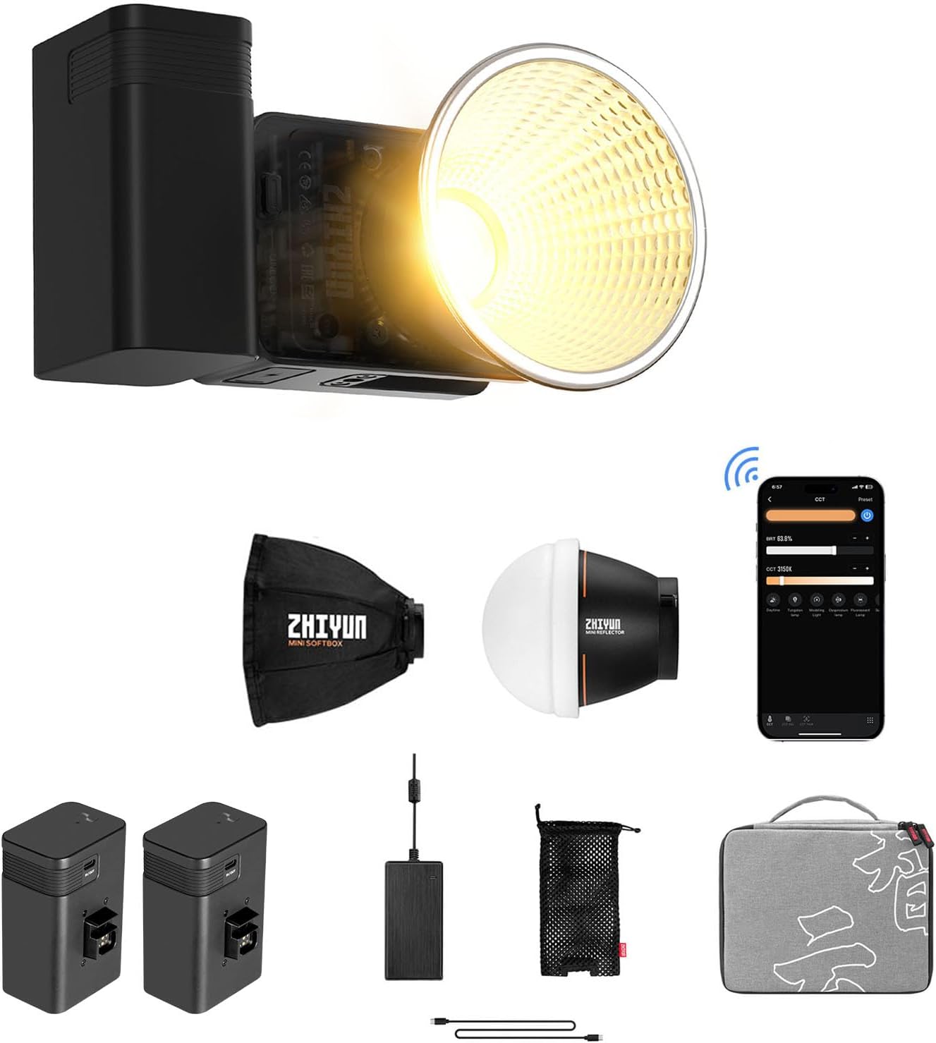 ZHIYUN Molus X60 PRO BiColor · imagen 1