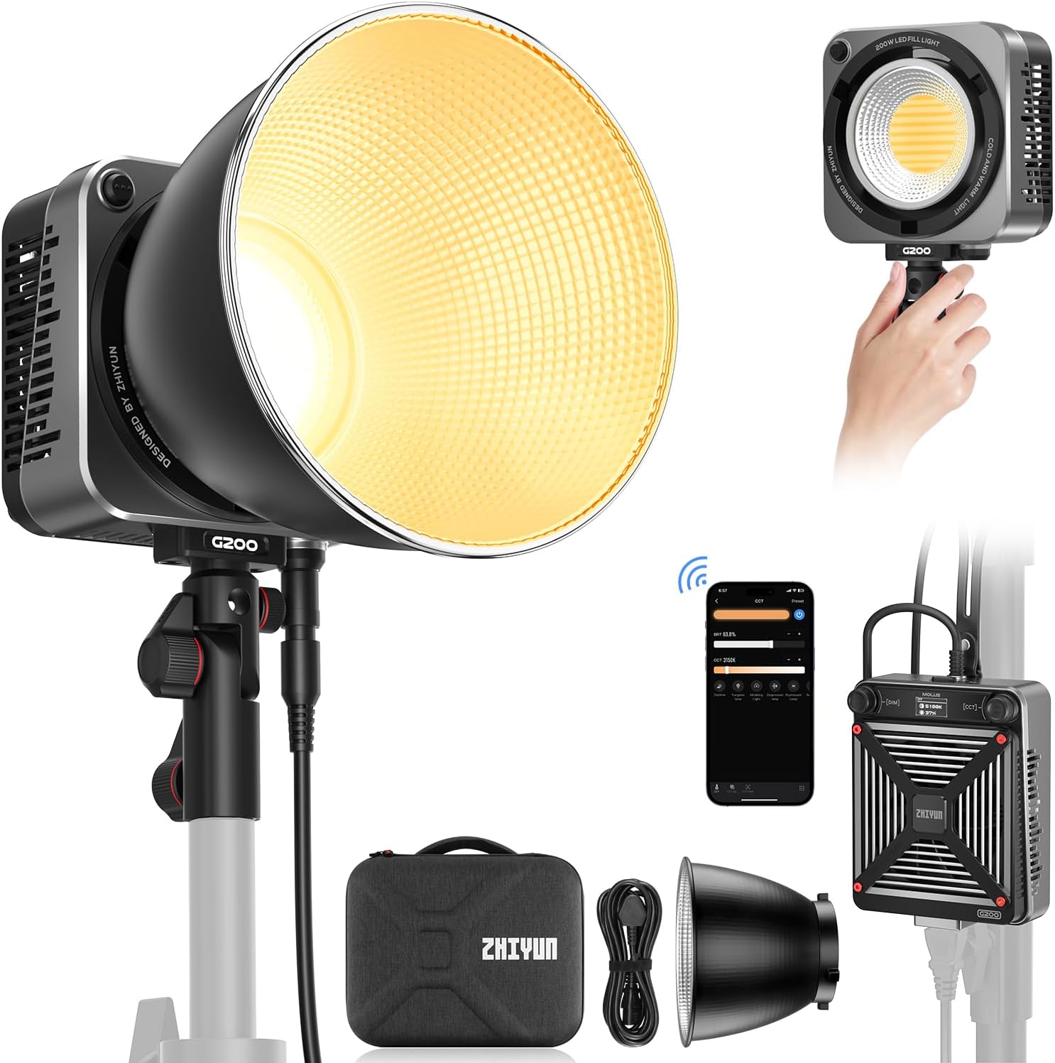 ZHIYUN Molus G200 Bicolor - PRE-VENTA · imagen 1