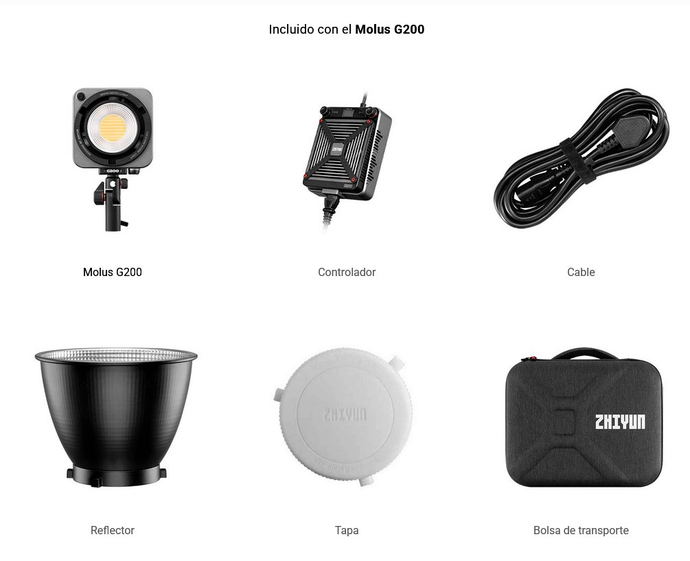 ZHIYUN Molus G200 Bicolor - PRE-VENTA · imagen 3