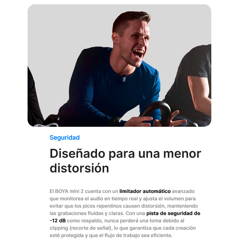 BOYA Mini-2 Usb-C - Micrófono Inalámbrico cancelación de ruido IA - PRE-VENTA · imagen 4