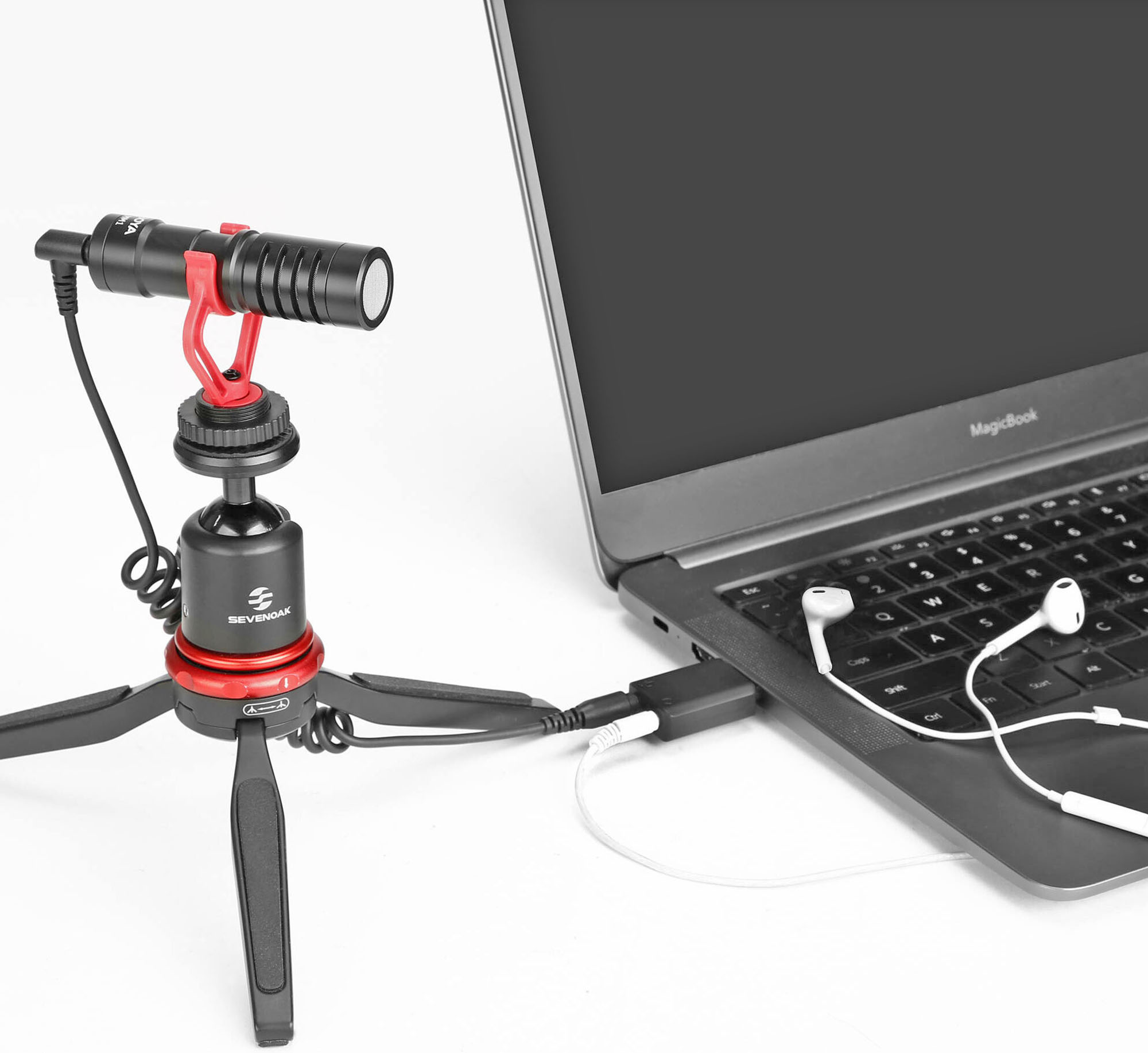 BOYA BY-EA2 USB (Plug/Jack TRS) - Adaptador divisor de señal Para laptops y PC · imagen 2