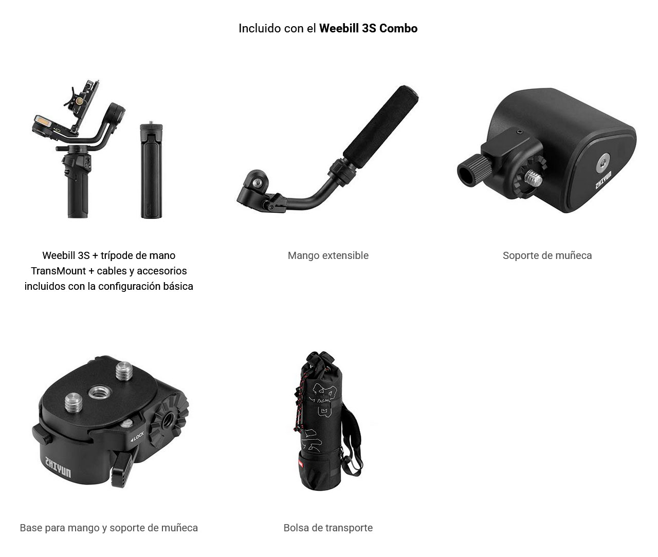 ZHIYUN WEEBILL 3S COMBO · imagen 5